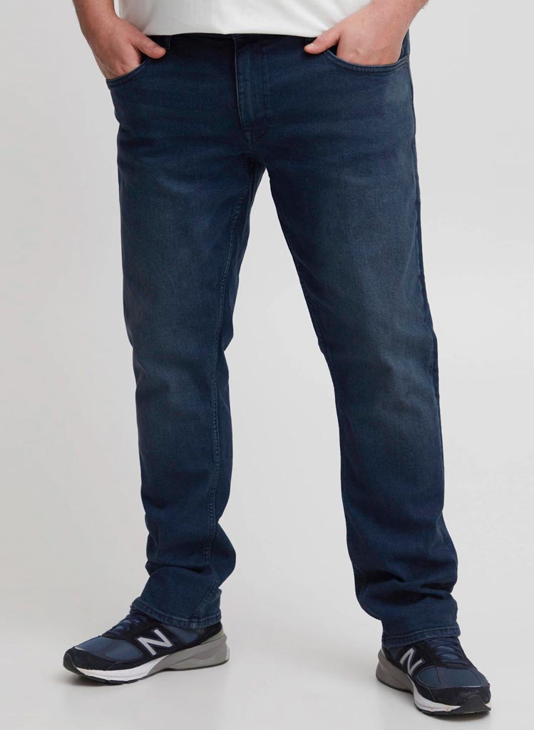 Twisted Dark Denim Gallabuxur