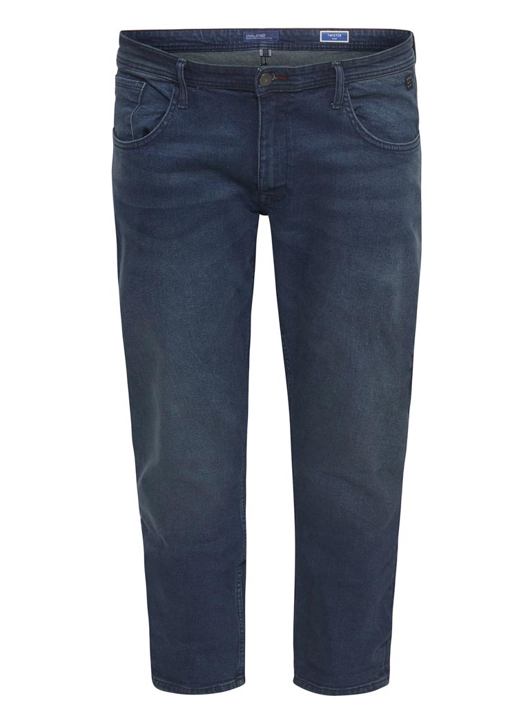 Twisted Dark Denim Gallabuxur