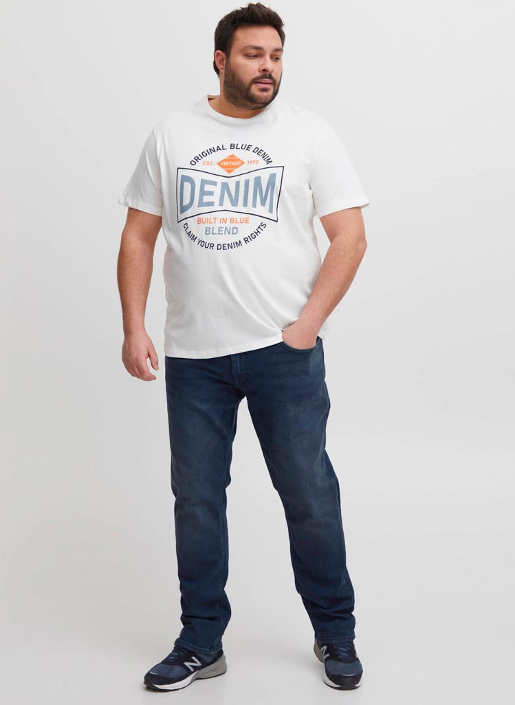 Twisted Dark Denim Gallabuxur