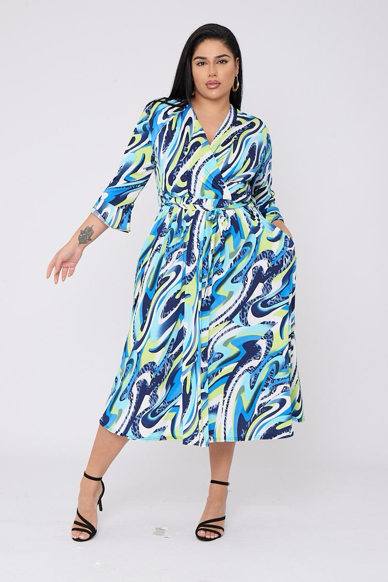 Swirl Pocketful Kjóll