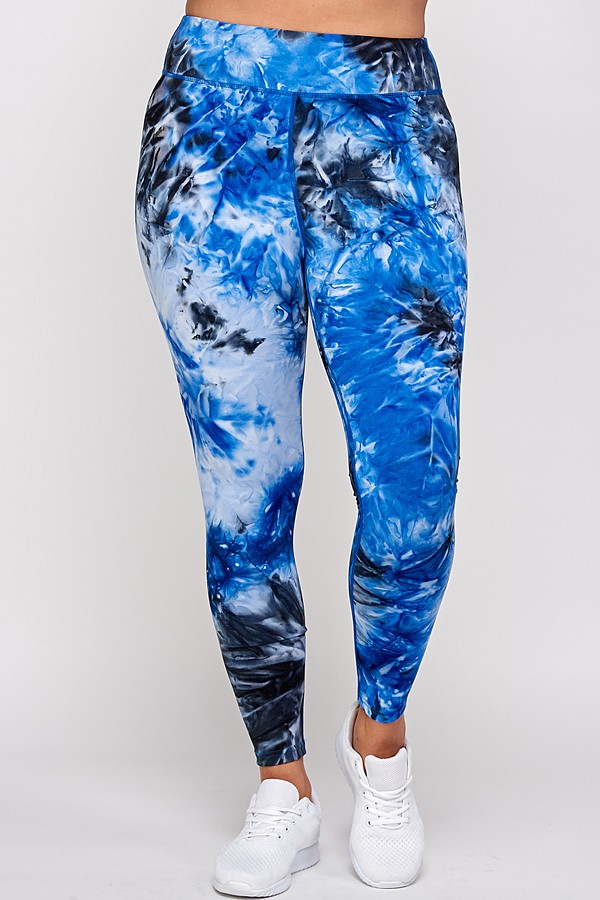 Aqua Blue Active Leggings