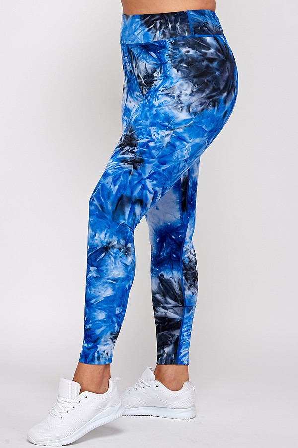 Aqua Blue Active Leggings