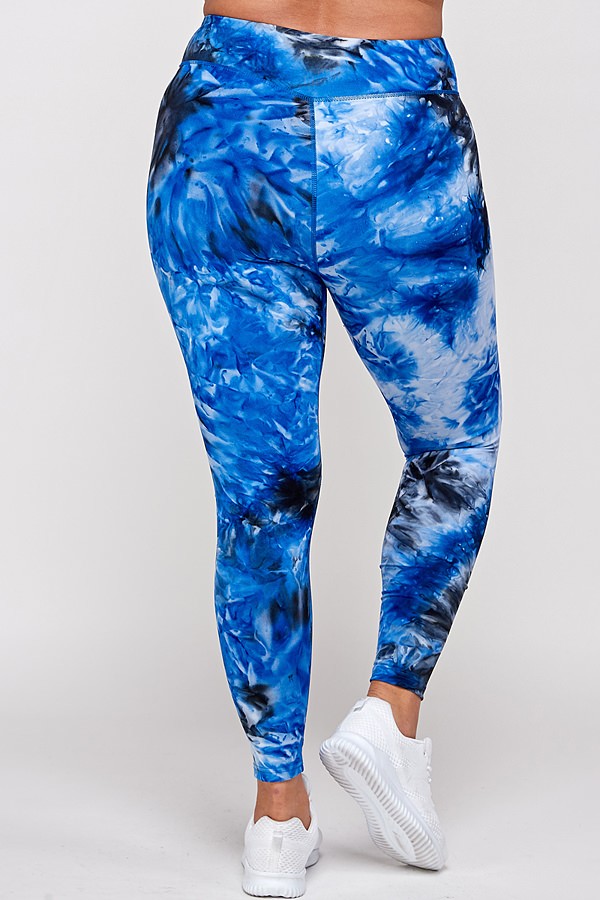 Aqua Blue Active Leggings