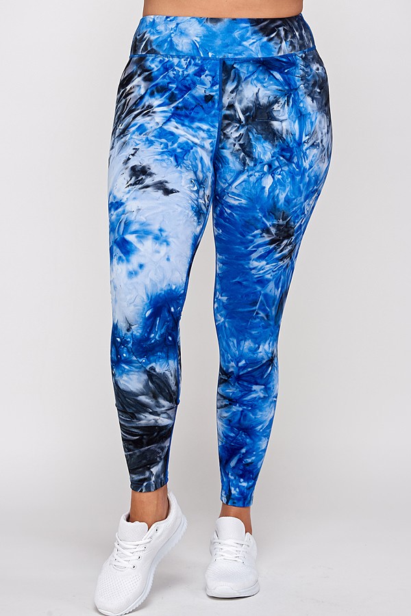 Aqua Blue Active Leggings