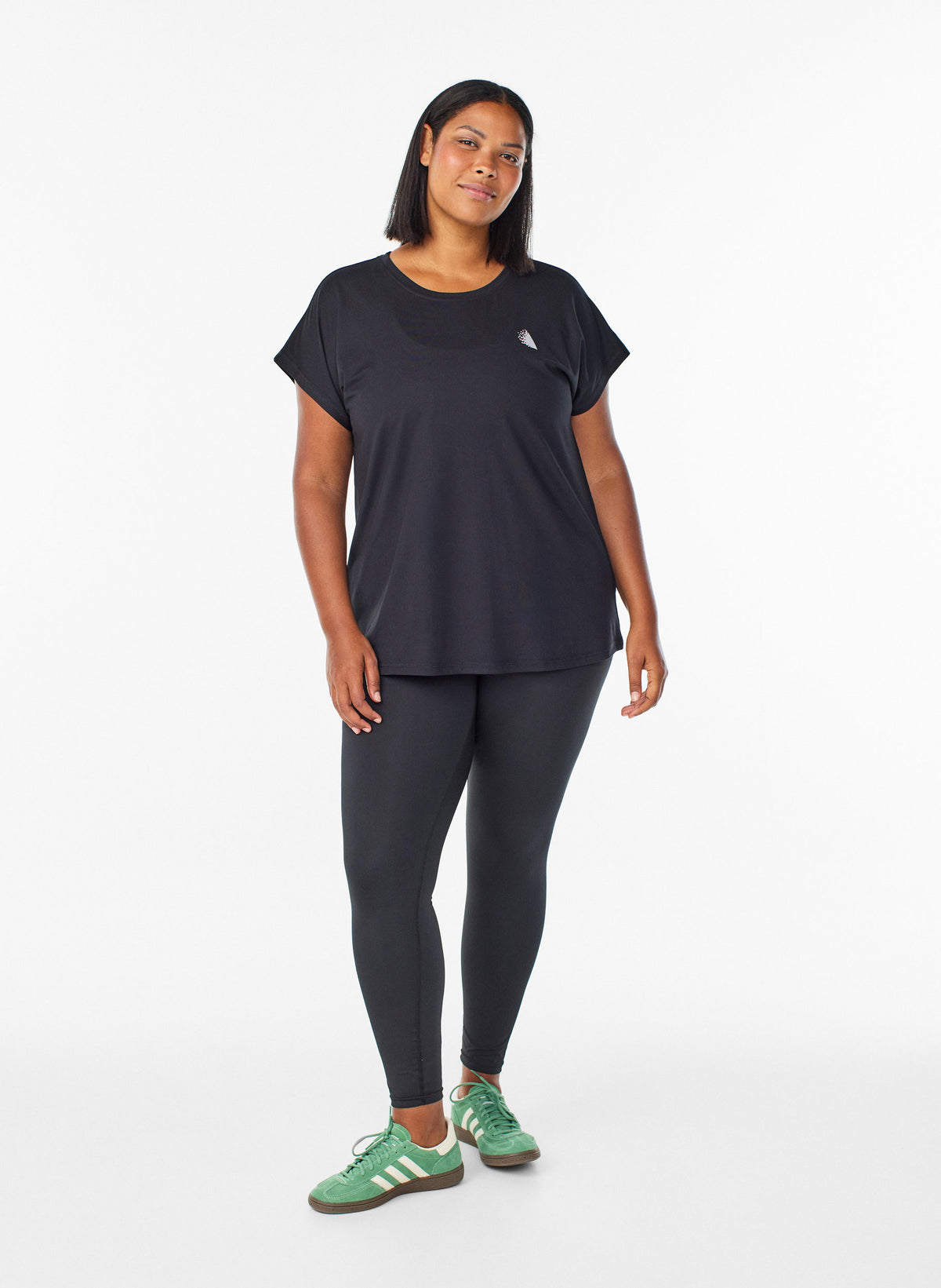 Active O-neck Bolur - Svartur