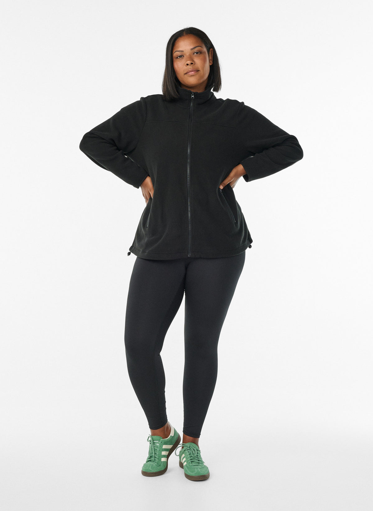 Odi Fleece peysa - Svört