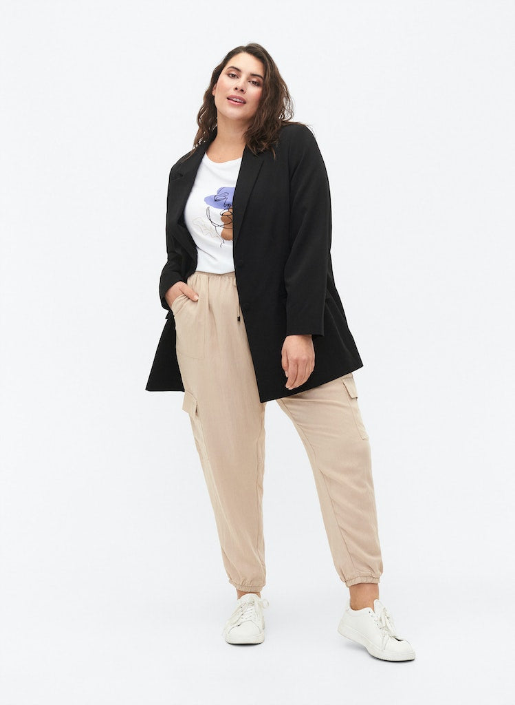 Kaisa Blazer Jakki - Svartur