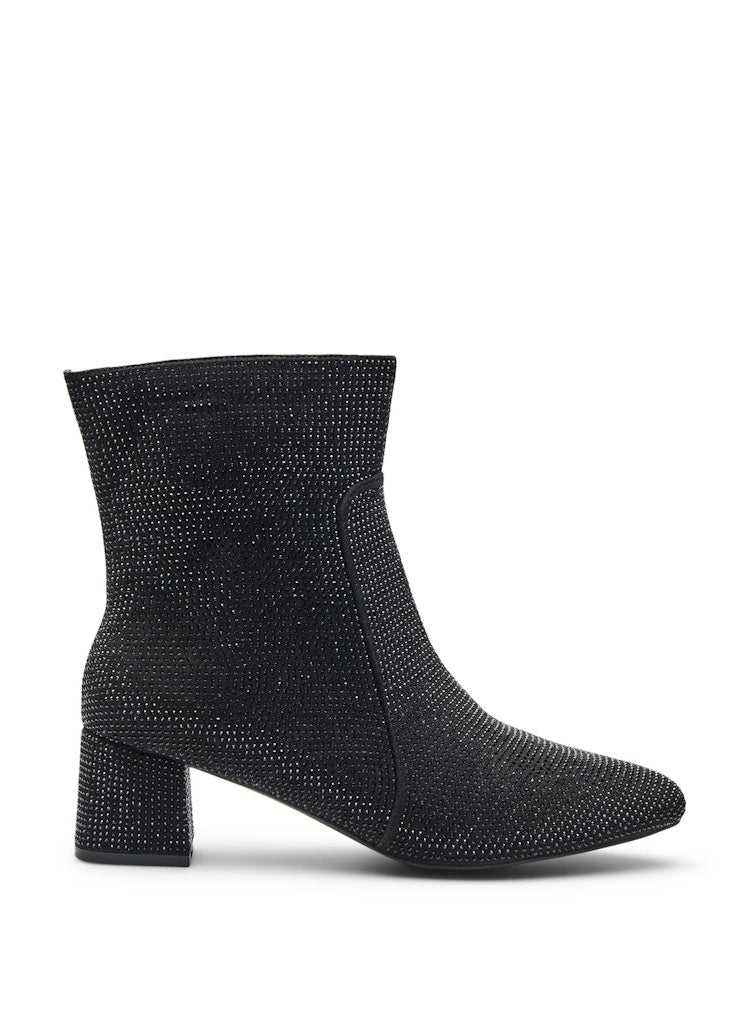 Clara Glitter Booties - Wide Fit