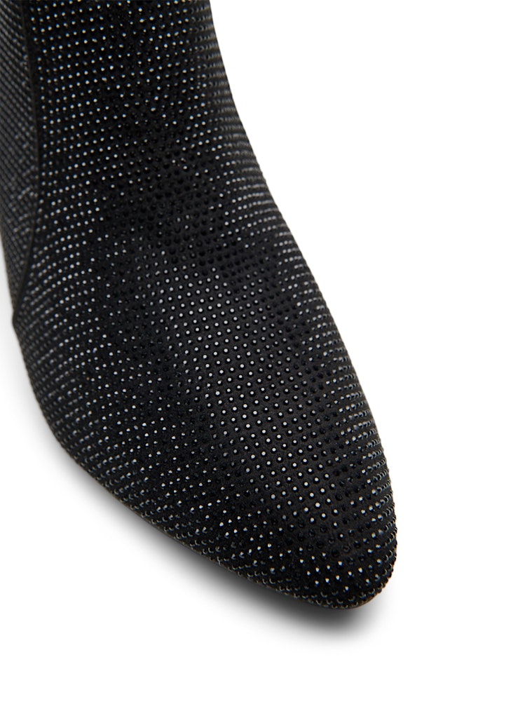 Clara Glitter Booties - Wide Fit