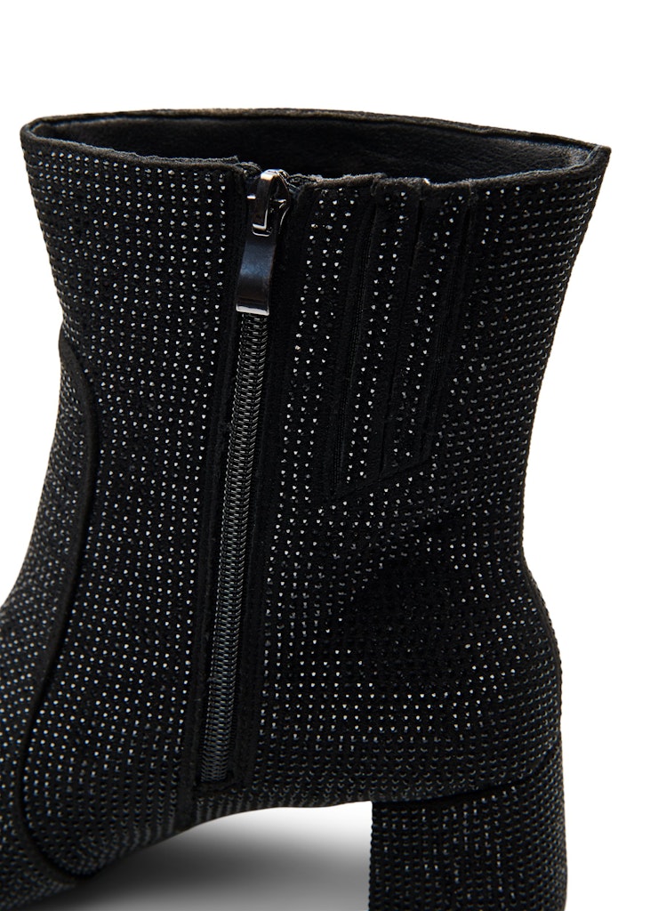 Clara Glitter Booties - Wide Fit