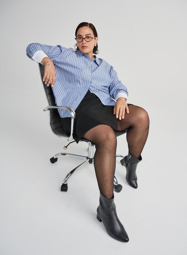 Clara PU Booties - Wide Fit