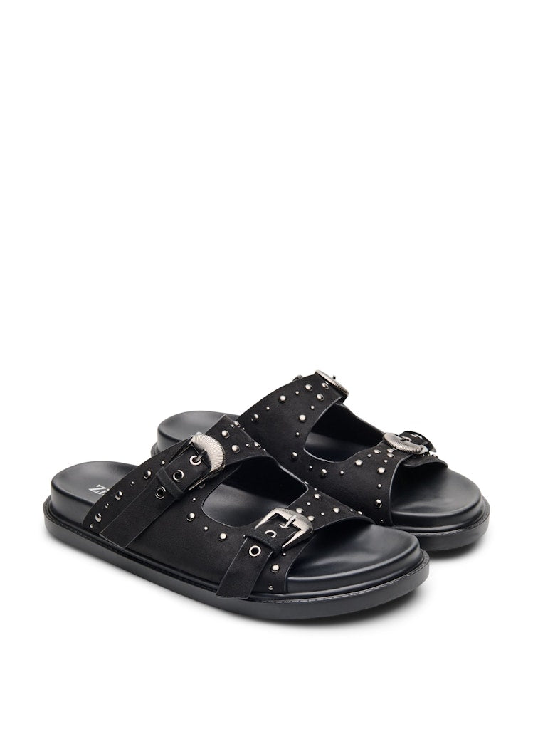 Kayla Studded Sandalar - Wide Fit