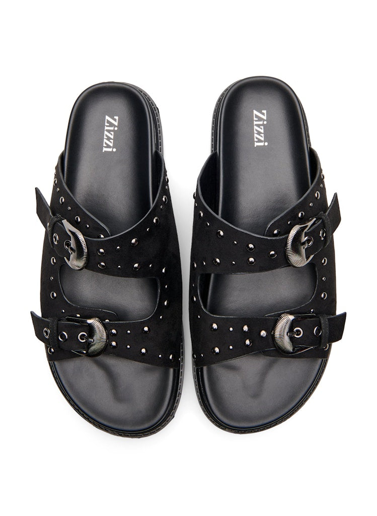 Kayla Studded Sandalar - Wide Fit
