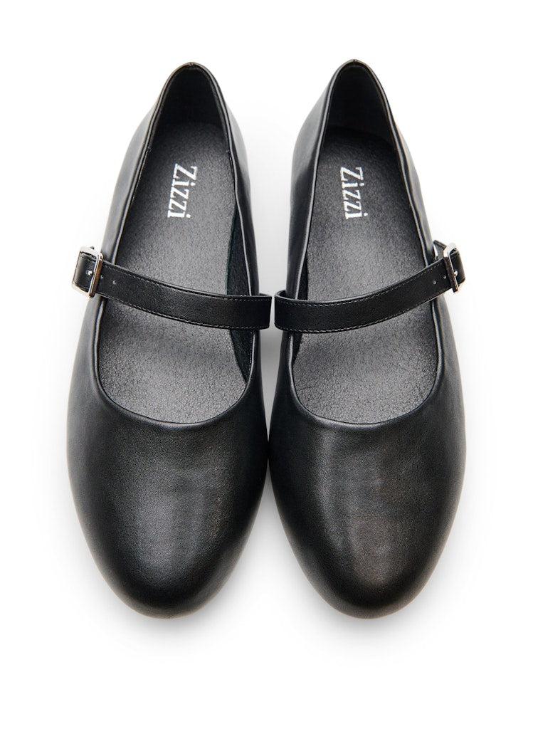 Paula Ballerina Skór - Wide Fit