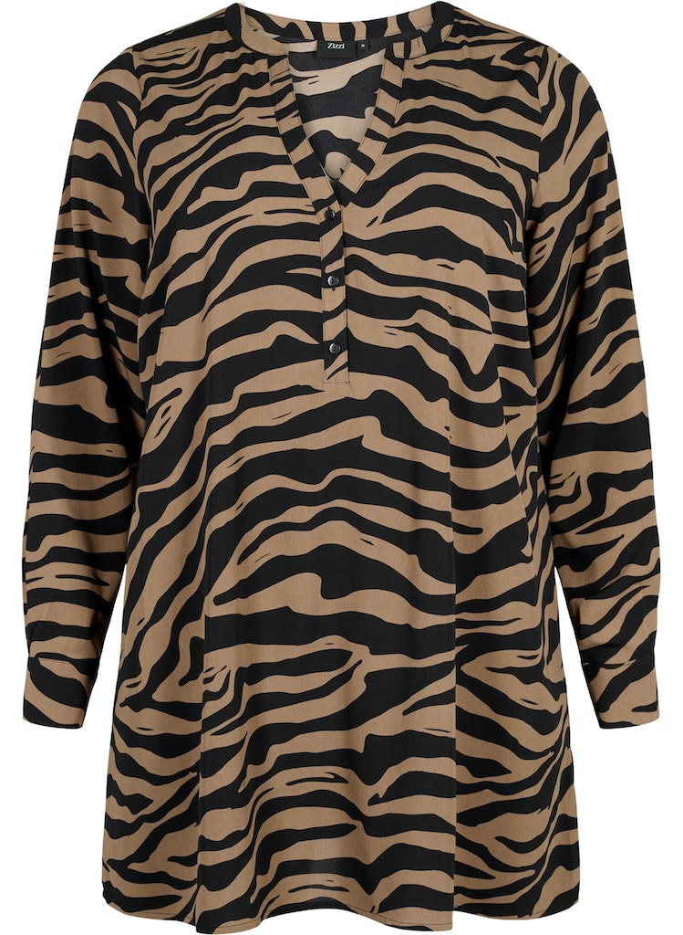 Brown Zebra Túnika