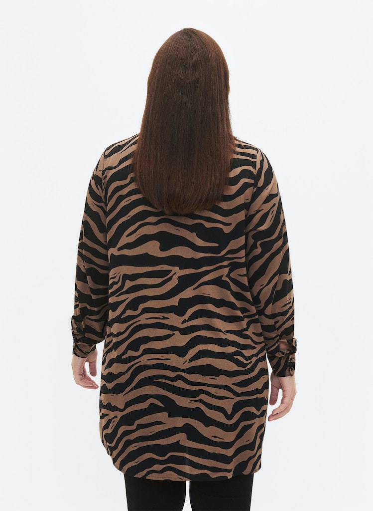 Brown Zebra Túnika
