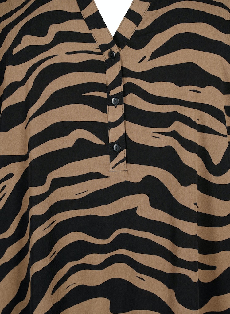 Brown Zebra Túnika