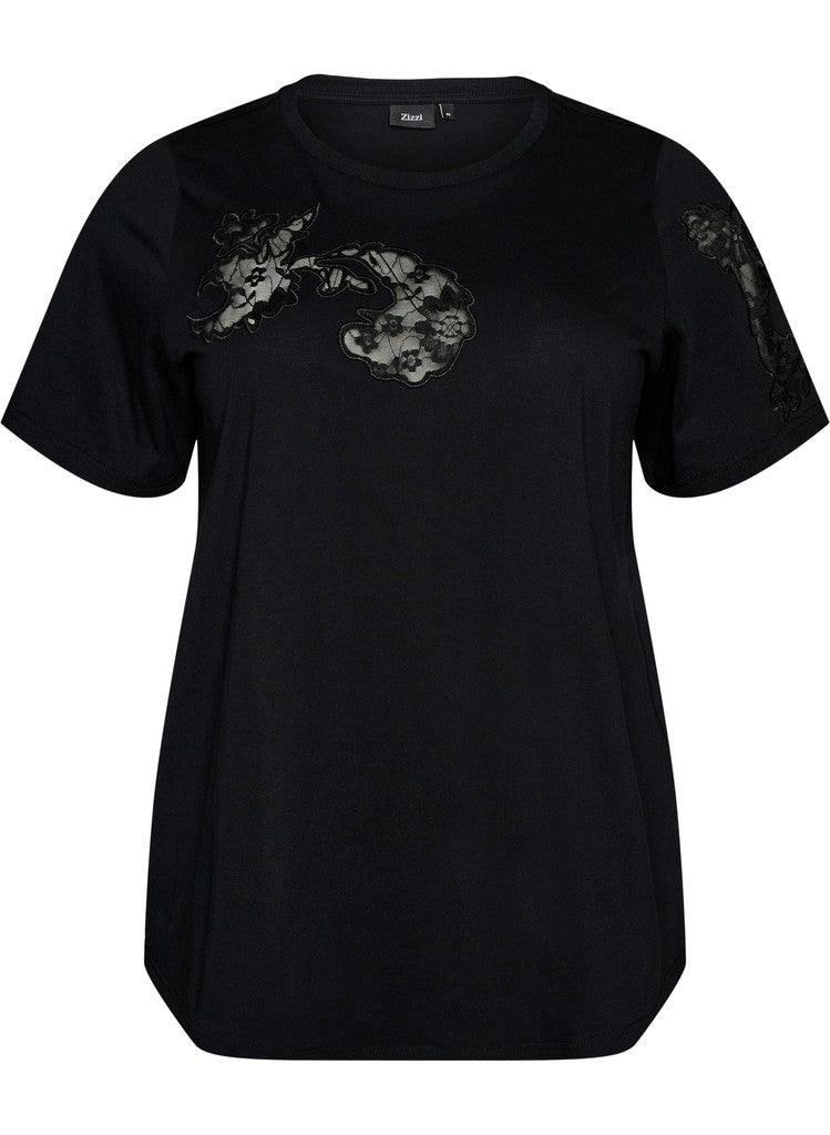 Liz Lace Stuttermabolur