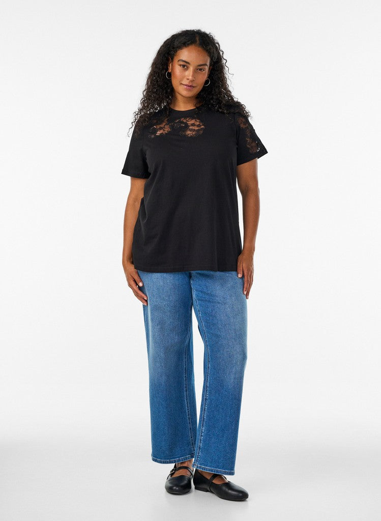 Liz Lace Stuttermabolur