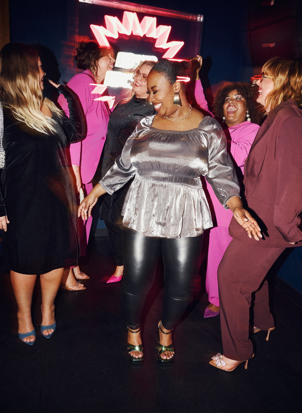 Coated fleece Leggings