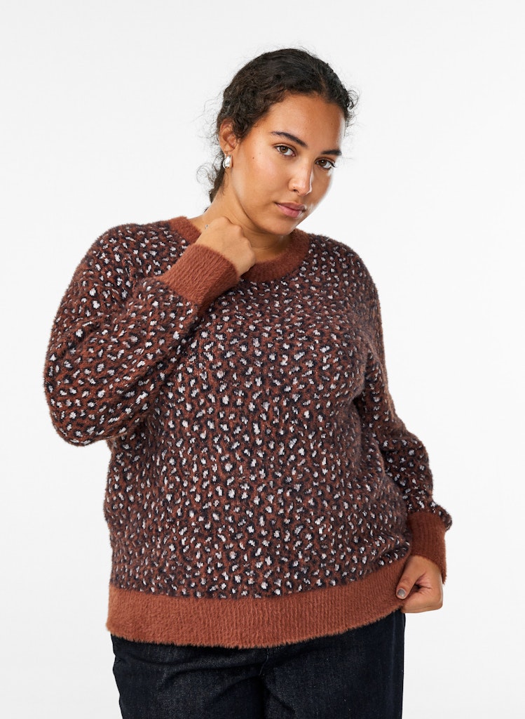 Frida Mahogany Peysa