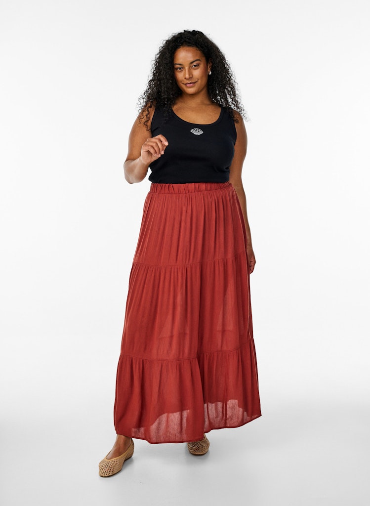 Tiered Rose Maxi Pils