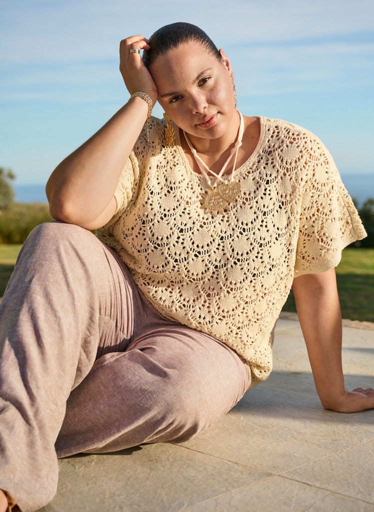 Sandshell Heklaður Toppur