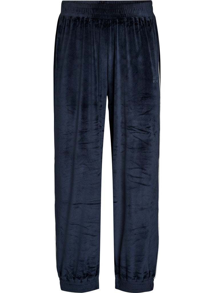 Helena Velúr Buxur - Insignia Blue