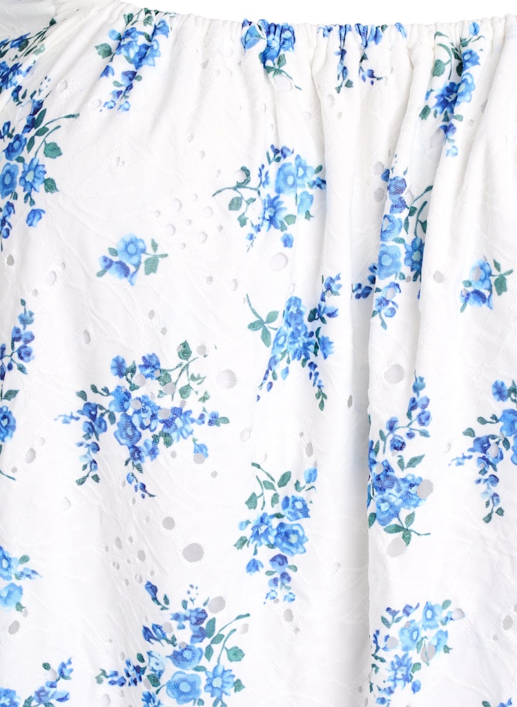 Nina Blue flora Top