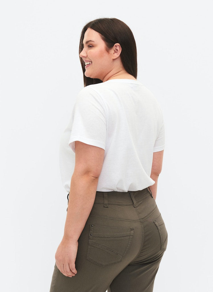 Katja V-neck Stuttermabolur