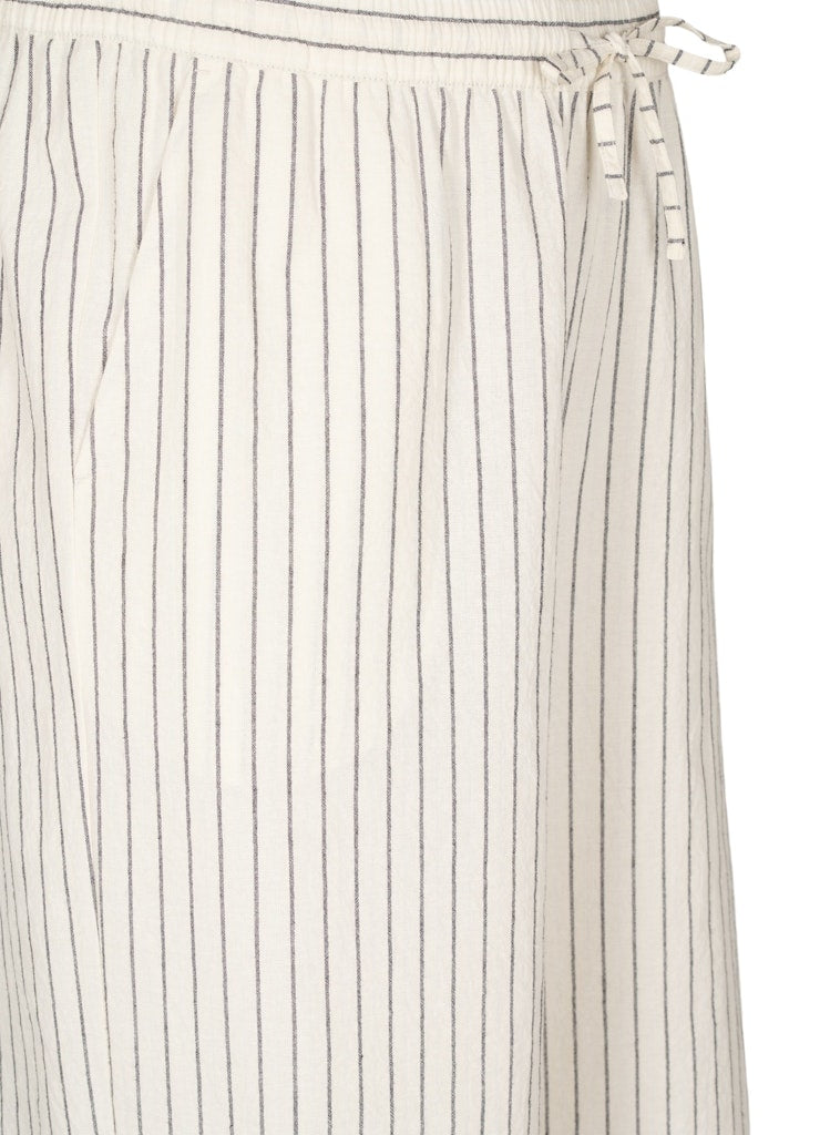 Lea White Stripe Buxur