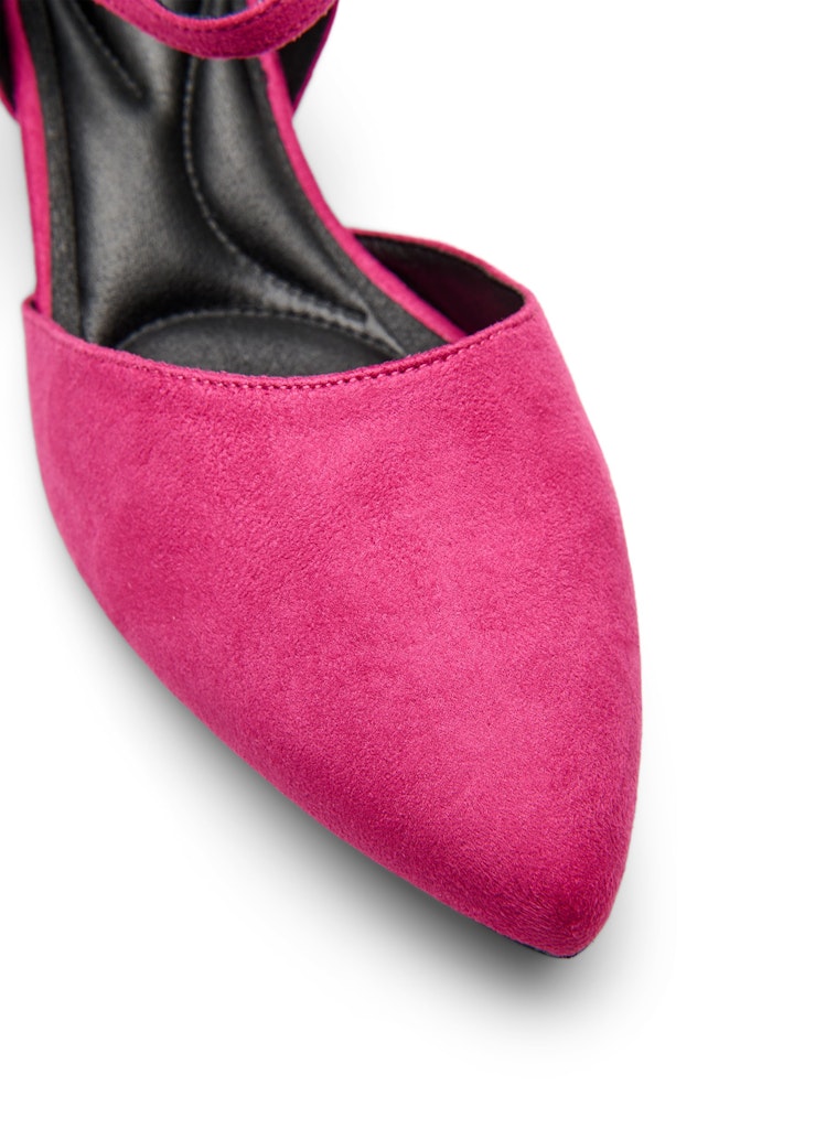 Pink Yarrow Hælar - Wide Fit