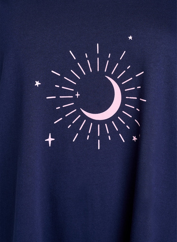 Peacoat Moon Náttkjóll