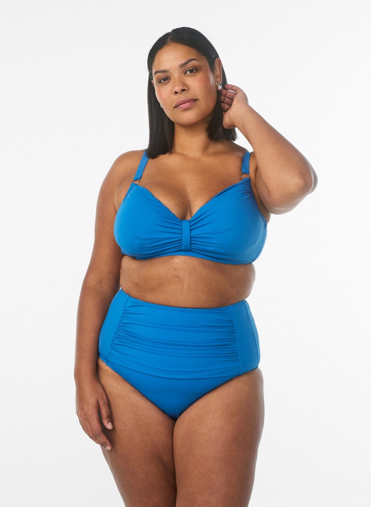 Solid Bikini Toppur - Sapphire