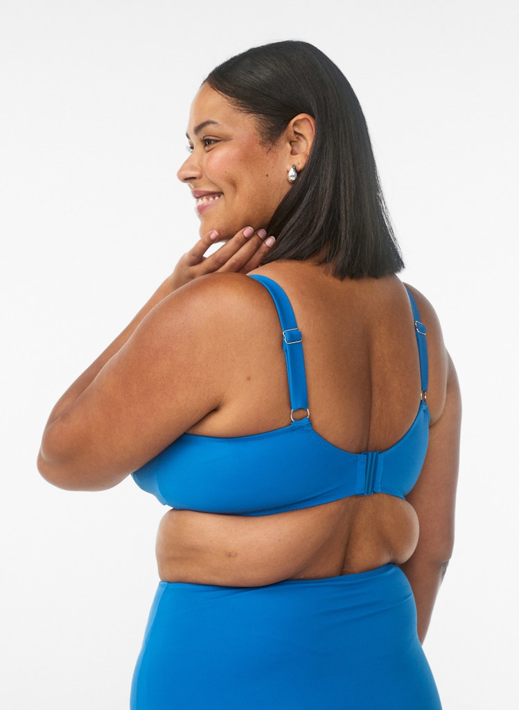 Solid Bikini Toppur - Sapphire