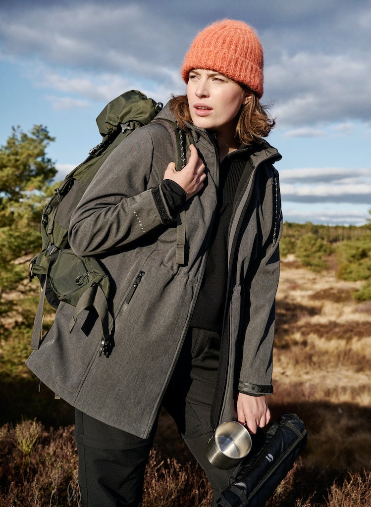 Aura Dark Grey Softshell Jakki