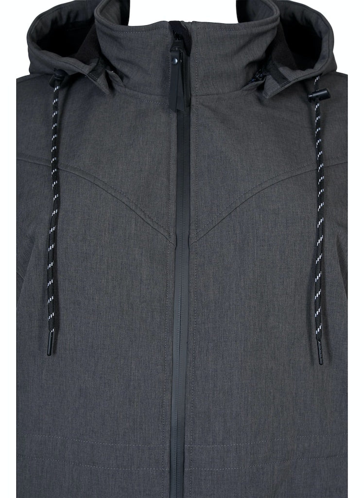 Aura Dark Grey Softshell Jakki