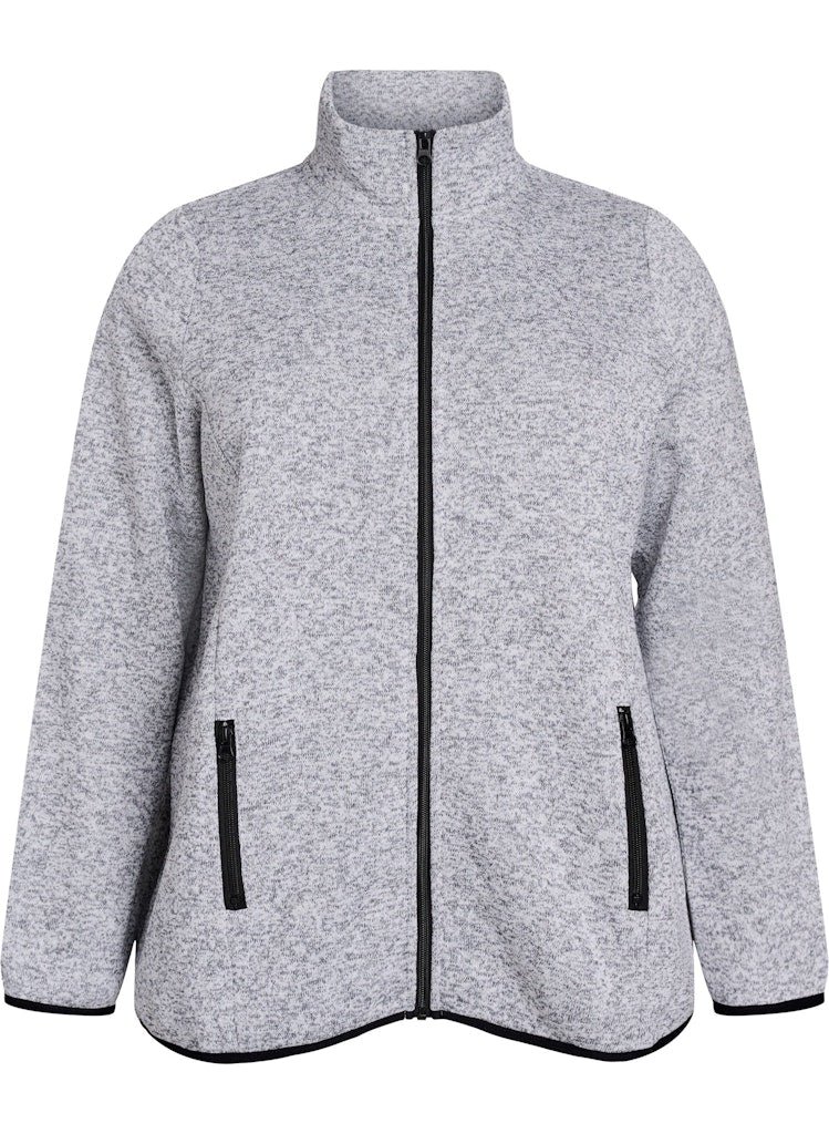 Light Grey Fleece peysa