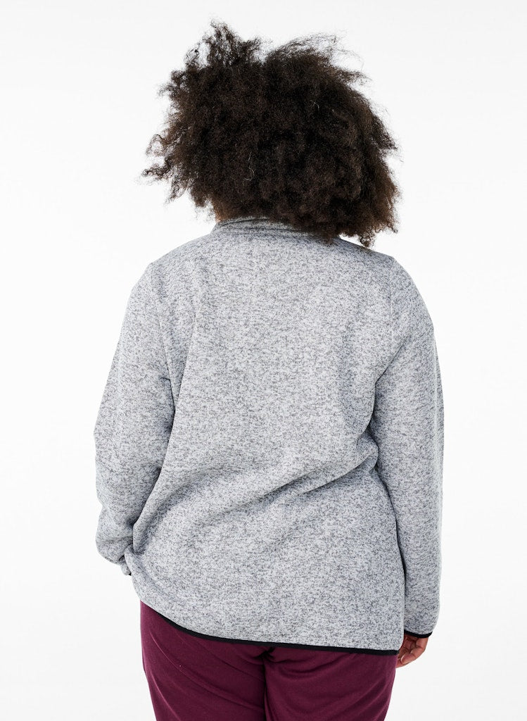 Light Grey Fleece peysa