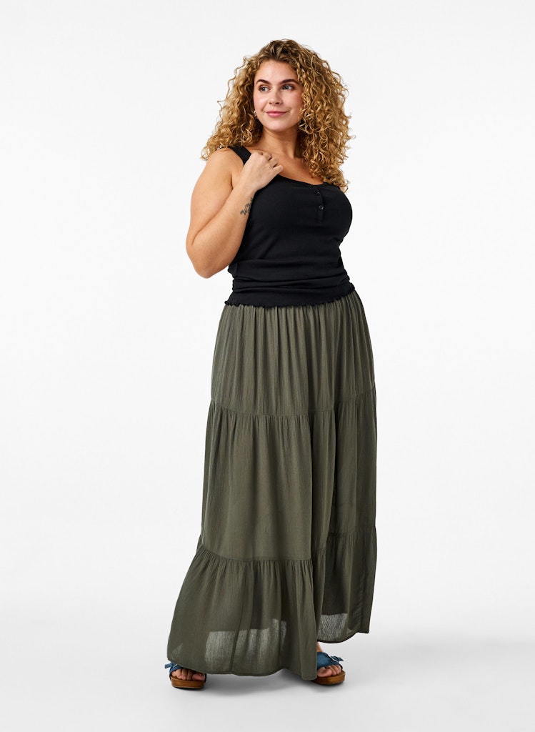 Tiered Rose Maxi Pils
