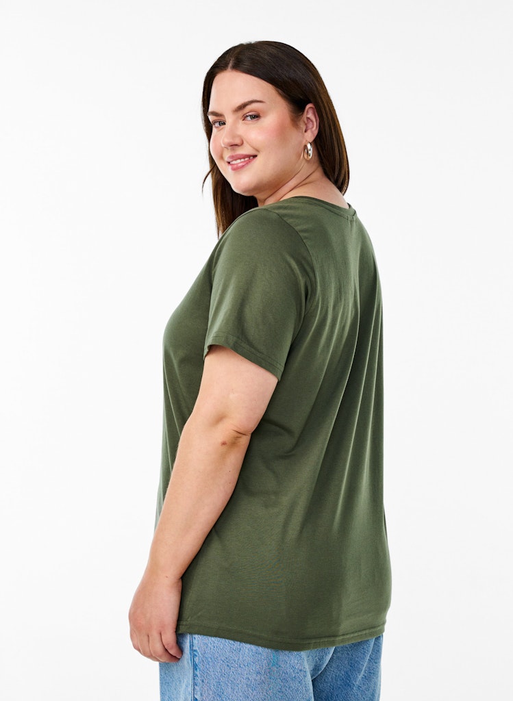 Katja V-neck Stuttermabolur