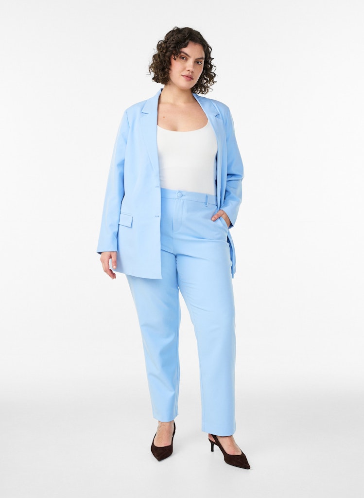Kaisa Blazer Jakki - Ljósblár