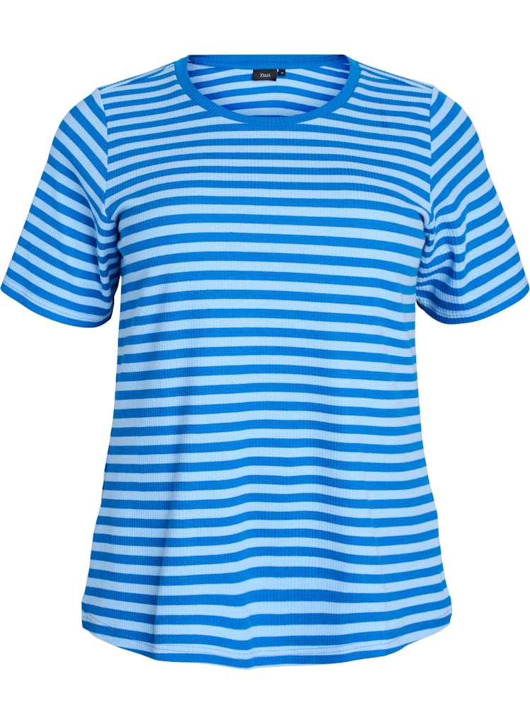 Amilla Stripe Stuttermabolur