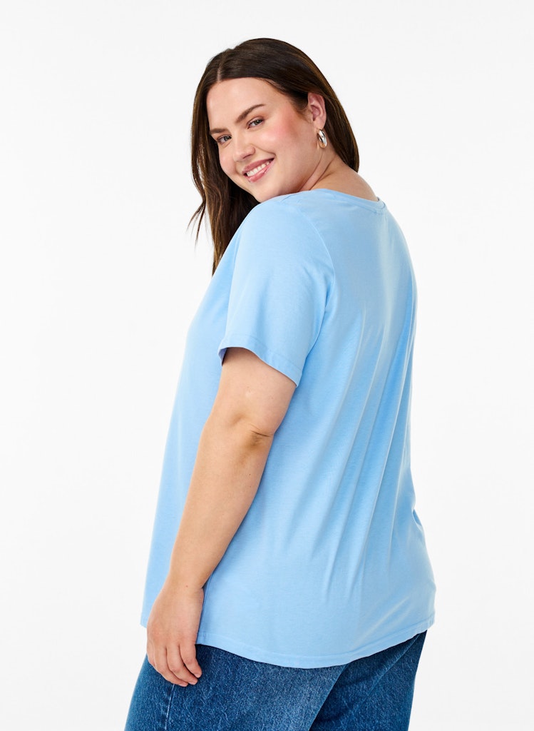 Katja V-neck Stuttermabolur