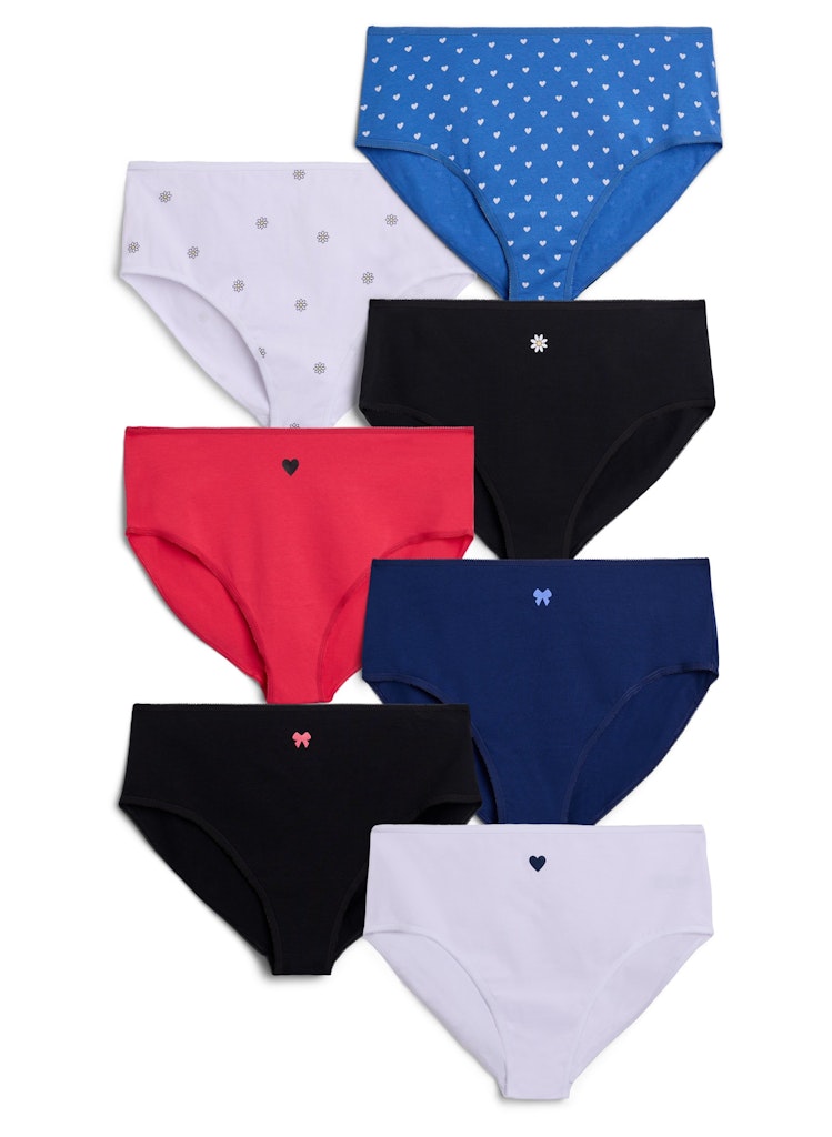 Week Teaberry Nærbuxur - 7 í Pakka