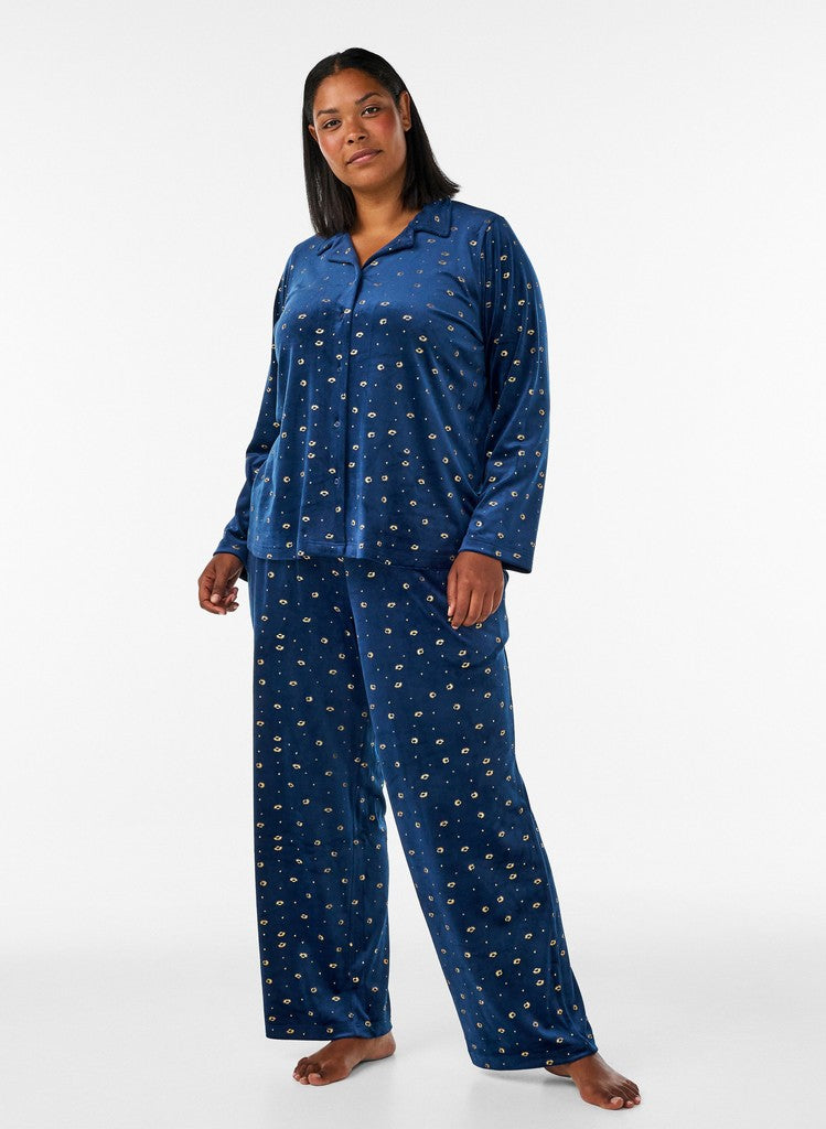 Helena Celestial Velúr Náttbuxur