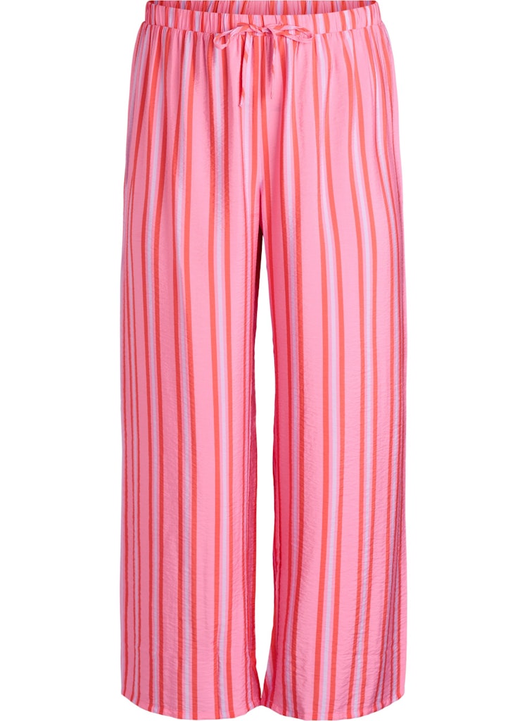 Stripe Buxur - Pink Drink