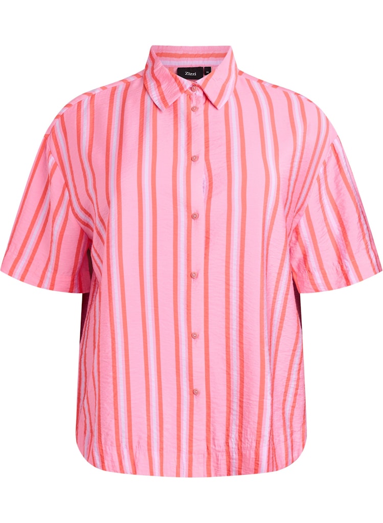 Stripe skyrta - Pink Drink