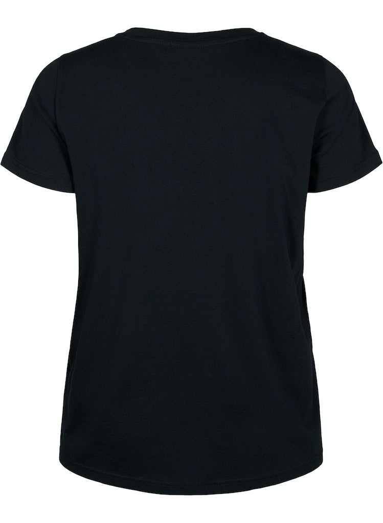 V-neck Active Logo Stuttermabolur