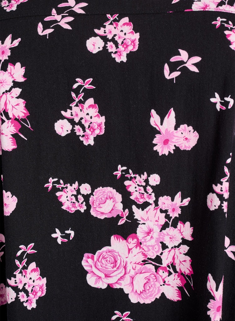 Pink Floral Easy Kjóll